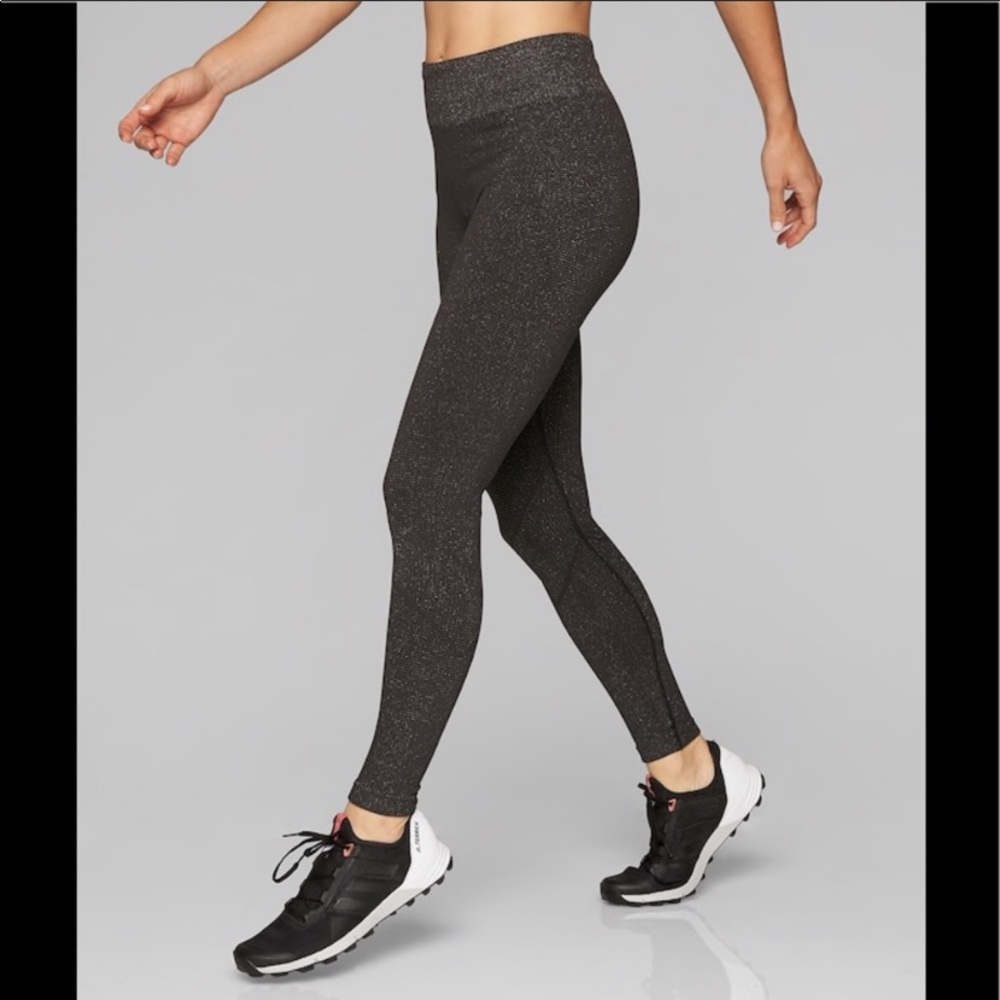 Athleta Shimmer Seamless Tights